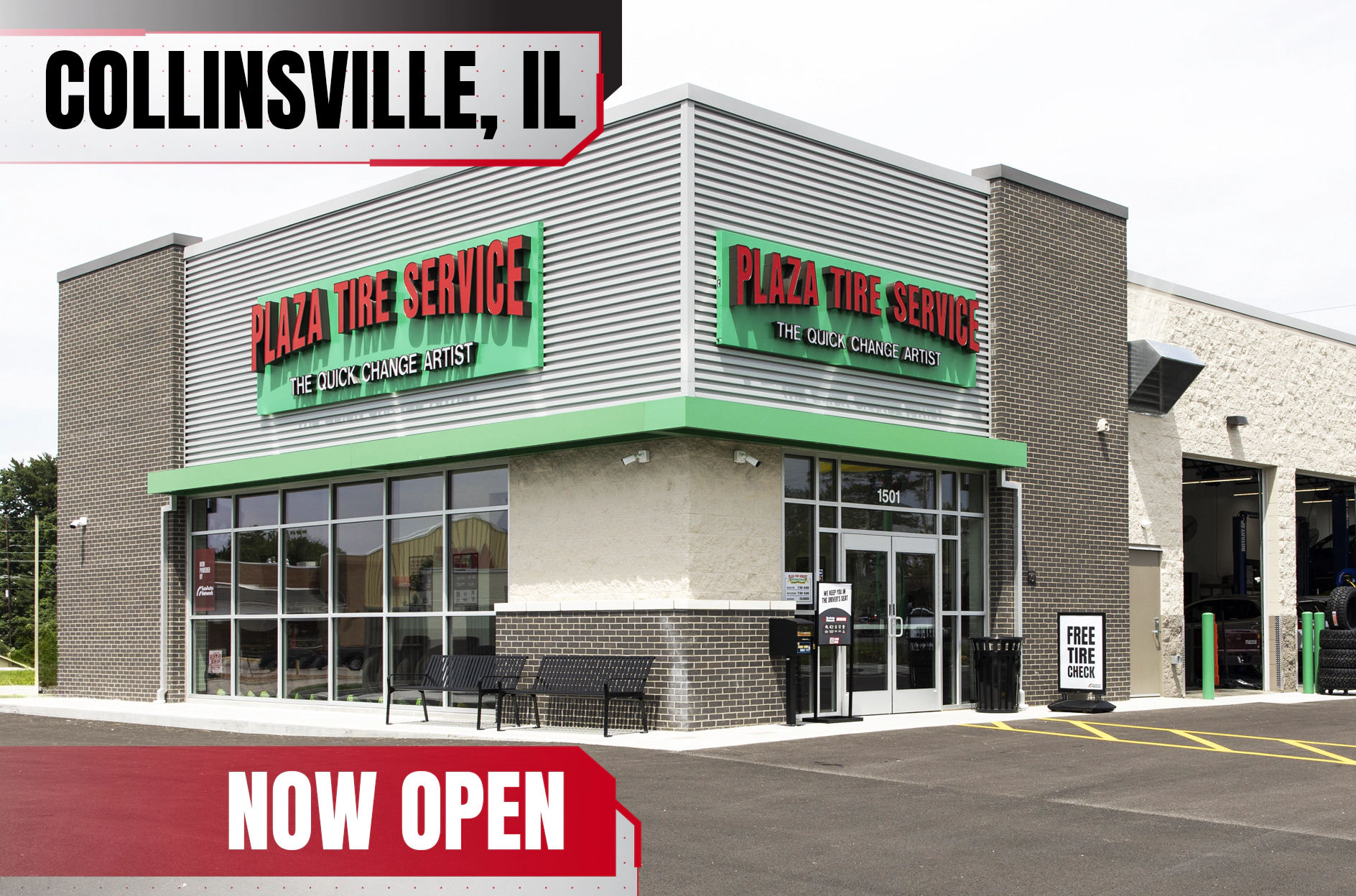 New Plaza Tire Service location enhances coverage on the east side of St. Louis