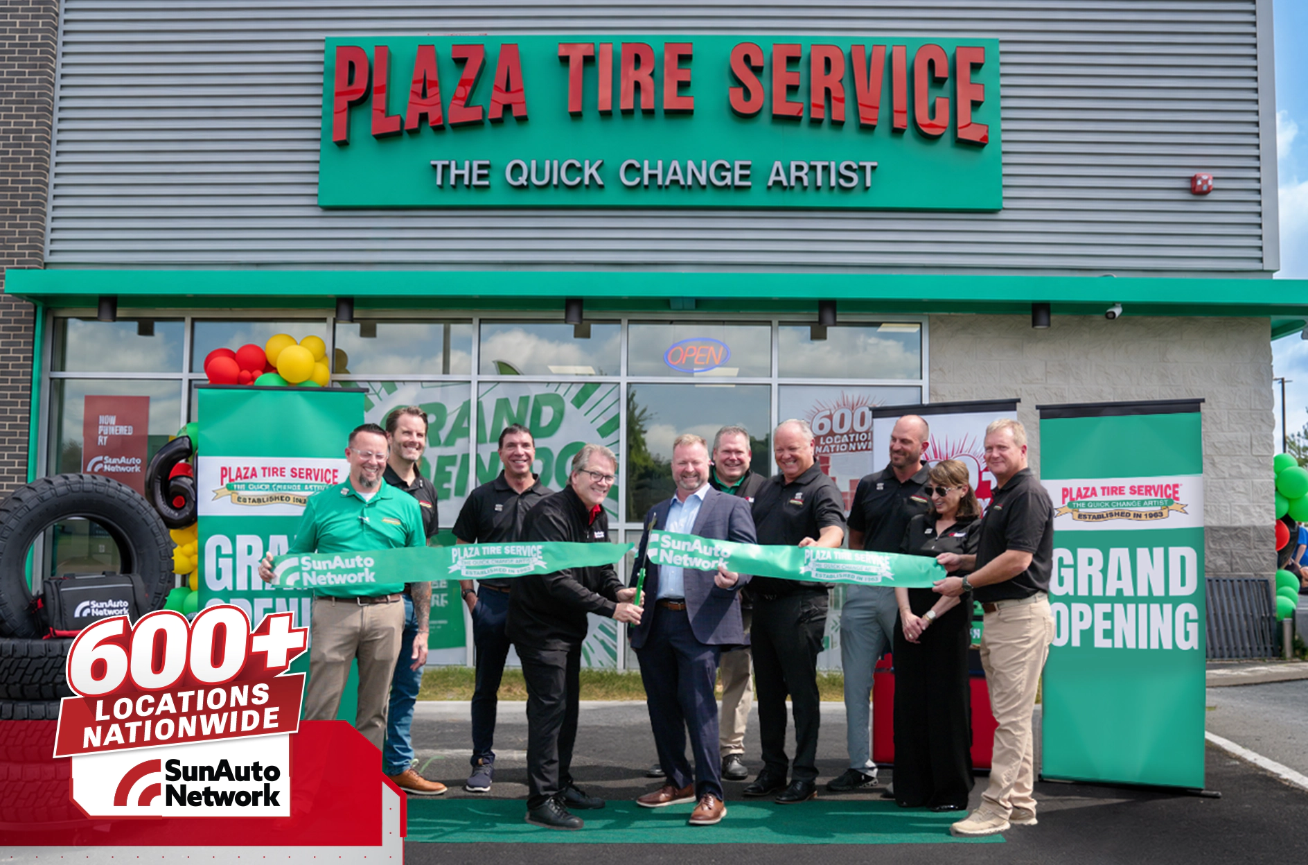 Sun Auto Tire & Service Celebrates 600th Store Milestone with Opening of New Plaza Tire Service in Bowling Green, Kentucky